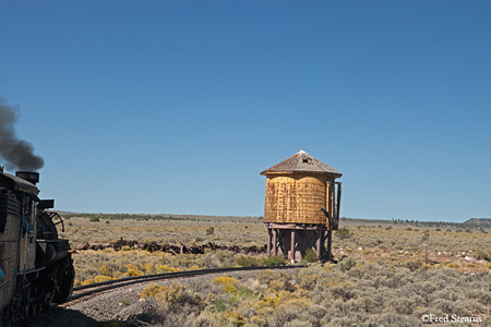 Cumbres and Toltec Scenic Railroad Steam Engine 489 Lava Tank